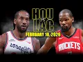 Lagu Houston Rockets vs Los Angeles Clippers Full Game Highlights – February 10, 2026 | NBA Season