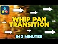 Seamless Whip Pan Transition Tutorial in Davinci Resolve Davinci Resolve Tutorial