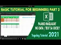 How to insert in Microsoft Excel tagalog tutorial 2021 part 2