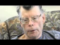 Stephen King talks about his writing process during an interview with the Bangor Daily News