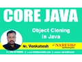Object Cloning in Java with Example Program Core Java Tutorial