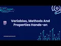 Java Essentials Blueprint - Variables Methods and Properties Hands-on
