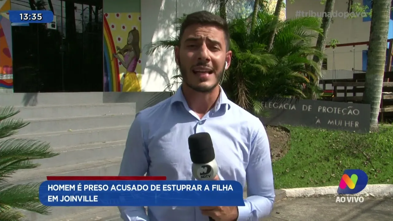 Homem é preso acusado de estuprar a filha em Joinville