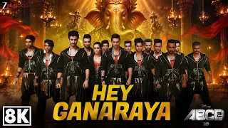 Hey Ganaraya - 8K Video | Varun Dhawan & Shraddha Kapoor | Divya Kumar | ABCD 2 | Ganpati Bappa Song