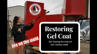 Ep058 Gel Coating the large internal stairway – Life On The Hulls – Building a Catamaran