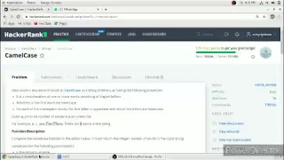 Camel Case Hacker Rank Solution in C programming Language
