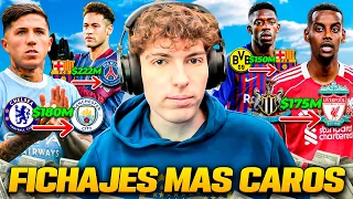 DAVOO XENEIZE REACCIONA A LOS 50 FICHAJES MAS CAROS DE LA HISTORIA DEL FUTBOL (NEYMAR, ENZO, ISAK)