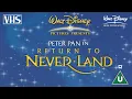 Lagu Opening to Return to Never Land UK VHS (2002)
