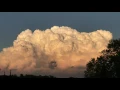 Time-lapse of a thunderhead cloud