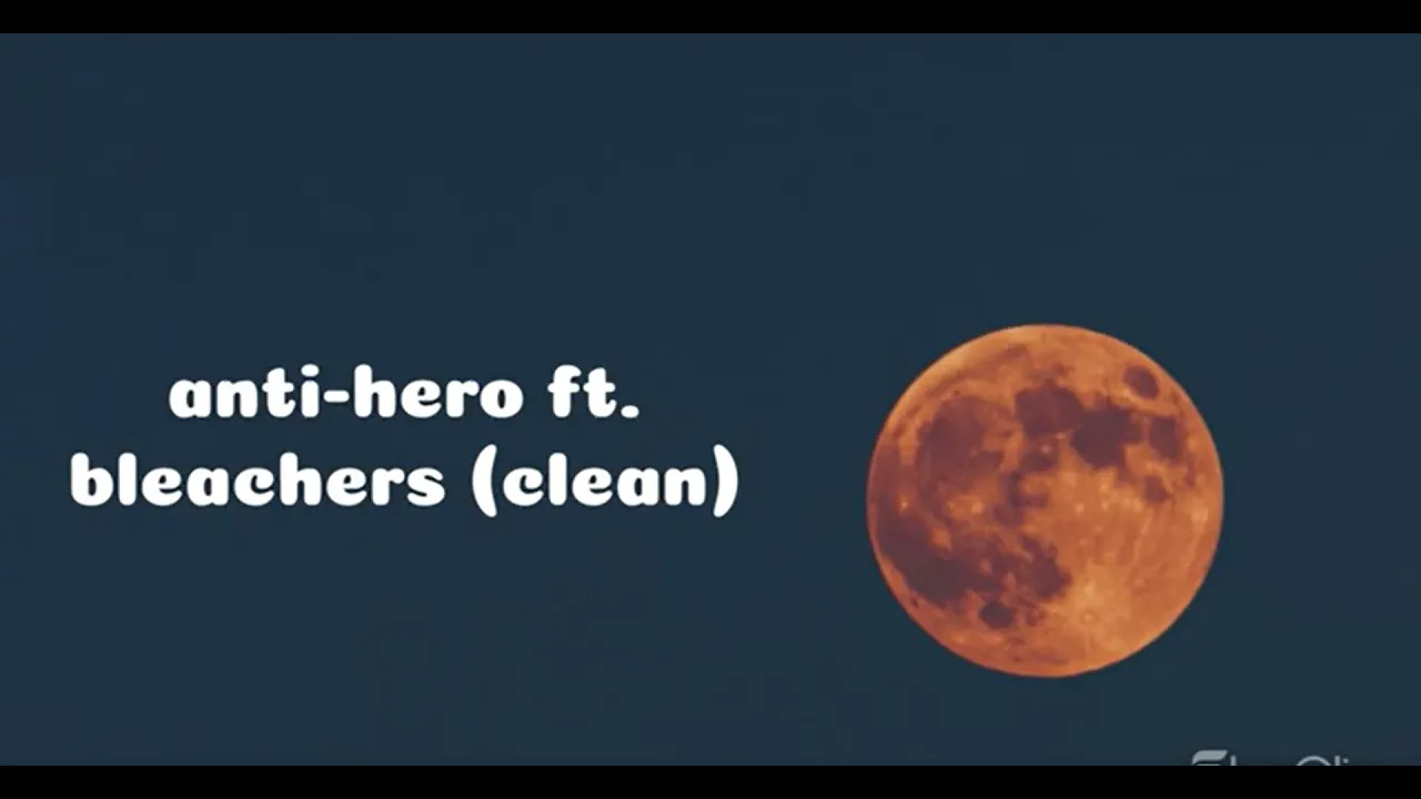 Taylor Swift - Anti-Hero (ft. Bleachers)(Clean - Lyrics)