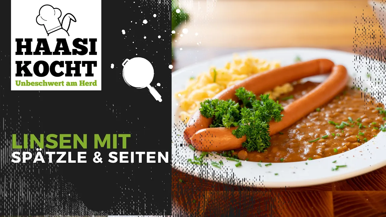 
          
          
          
            
            Linsen mit selbstgemachten Spätzle und Saiten  | Unbeschwert am Herd
          
        . 