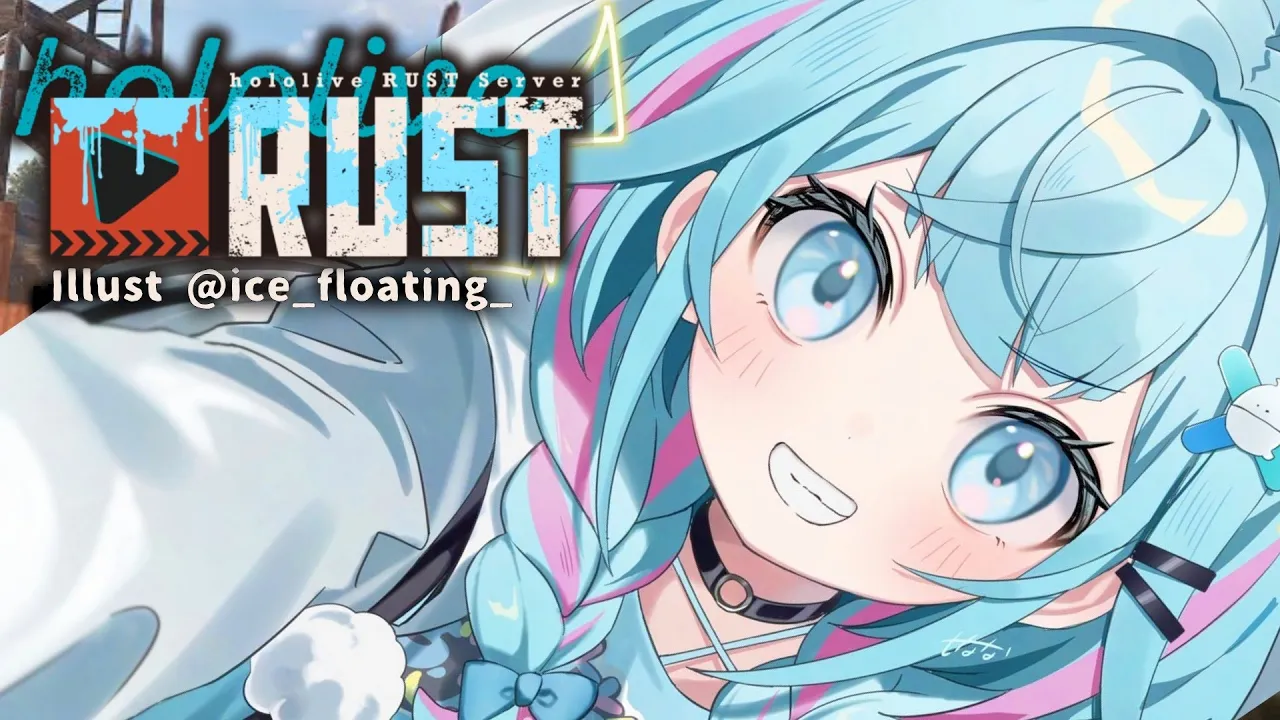 【#holoRUST】強くなる初心者PvP1日目【水宮枢／FLOW GLOW】#hololiveDEV_IS