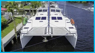 Is This the PERFECT BLUEWATER Cruising Catamaran? [Full Tour] Learning the Lines