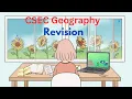 Revising CSEC Geography with map work - Part 1