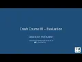 Download Lagu Crash Course IR - Evaluatie