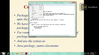 creating and executing user defined packages in java