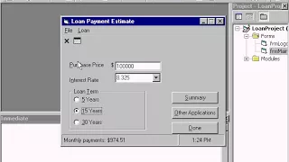 VB6 Adding Menus StatusBar and Toolbar