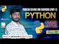 Day 16 Python Series - Arithmetic Operators Problem Solving Debugging Part 2 python language