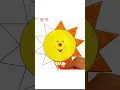 Easy and simple sun drawing coloring pages