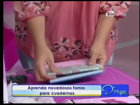 Aprenda novedosos forros para cuadernos