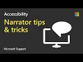How to use the Narrator screen reader in Windows 10 Microsoft