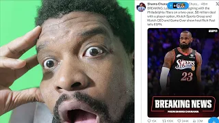 LEBRON JOINS SIXERS FOR NO MONEY!!!! NO FAMILY, NO FRIENDS, NO NOTHING!!!