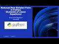 How to Find the Reduced Row Echelon Form RREF Using SymPy in Python in under 2 minutes