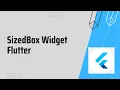 flutter SizedBox Widget example flutter tutorial