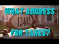 What address do I use on my tax return