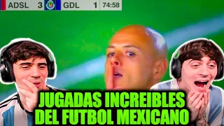 Las jugadas más ÉPICAS e inolvidables del FÚTBOL MEXICANO ⚽🇲🇽 ARGENTINOS REACCIONAN