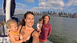 Boats are DRAGGING | Leaving NYC for the Storm [295]