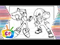 Super Sonic coloring pages Sonic the hedgehog coloring How to draw Sonic