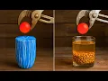1000 Degree Hot Ball Experiment Rubber Bands Styrofoam Chocolate More