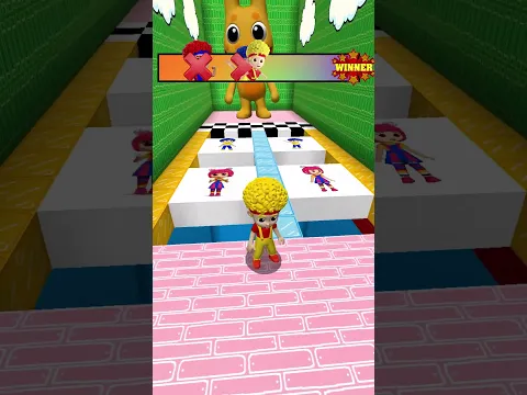 D Billions x Chicky x LyaLya🩷Impossible Spike Hole Jump Challenge🧐🎉 #minecraft #bluey #roblox