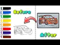 Cars number 7 coloring coloring pictures