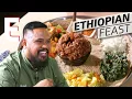 Como el pan injera complementa una comida tradicional etiope Cocina en America