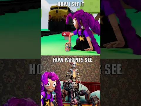 What Parents See vs What I See 😂 - Poppy Playtime animation