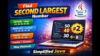 Second Largest Element in Java 8 Streams 6 Interview-Ready Approaches