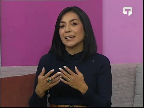 Lorena Chérrez estrenó programa La entrevista con Lore en Telerama