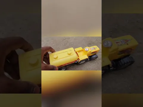 Train JCB Wala Carton | Fuel tanker  down the hill #toys #shorts #shortvideo