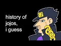 the entire history of jojo s bizarre adventure I guess