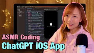 ASMR Coding - ChatGPT iOS App Part Chat Interface Guided Meditation Followed by Silent Coding