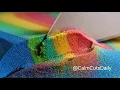 Razor Sharp Kinetic Sand Cutting ASMR Satisfying Crisp Sounds