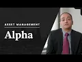 Alpha Understanding Risk-Adjusted Performance