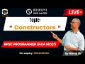 11 RPSC Programmer Java MCQ Solution Constructor MCQ s RPSC Programmer Java by Manoj Sir