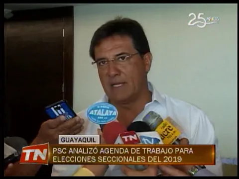 PSC analizó agenda de trabajo para elecciones seccionales del 2019