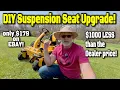 HUGE UPGRADE Zero-Turn Mower Suspension Seat from EBAY NOT Sponsored