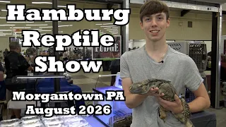 Hamburg Reptile Show Morgantown PA August 2026