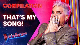 Coaches Surprised by Their OWN SONGS in the Blind Auditions of The Voice