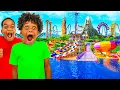 Download Lagu SURPRISING DJ \u0026 KYRIE WITH A TRIP TO THE BEST WATER PARK IN THE WORLD | The Prince Family Clubhouse